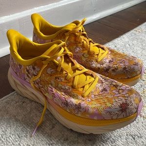 HOKA x Free People Clifton floral running shoe